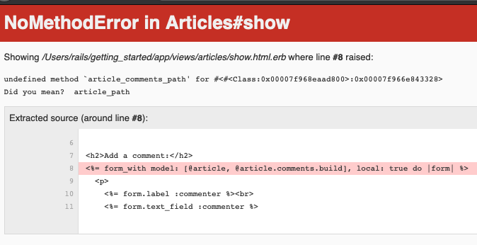 NoMethodError: article_comments_path